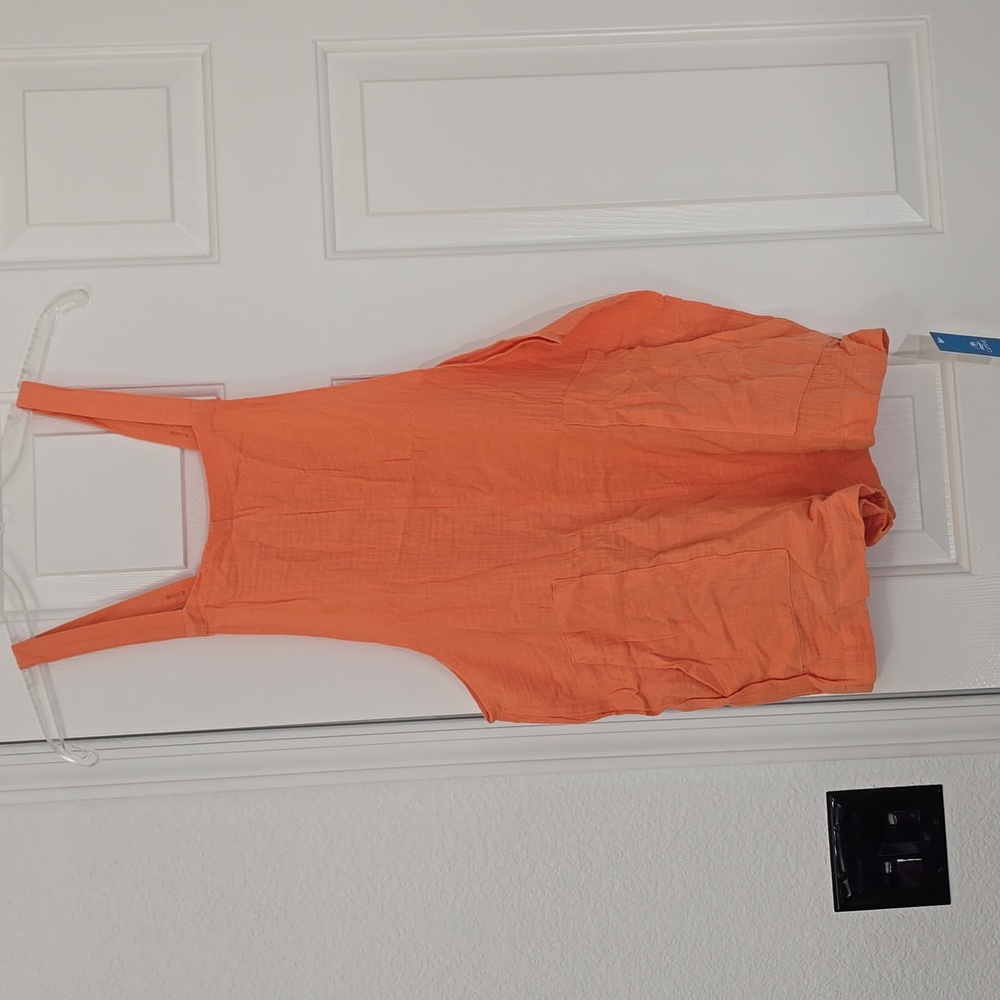 Cupshe Orange Romper Sz Xs Nwt - Picture 2 of 4